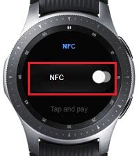 samsung galaxy watch nfc settings